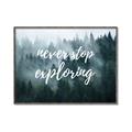 Picture of Never Stop Exploring _GroupedProduct_Rectangle_Landscape_Photography _GroupedProduct_Rectangle_Landscape_Canvas_Framed_
