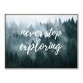 Picture of Never Stop Exploring _GroupedProduct_Rectangle_Landscape_Photography _GroupedProduct_Rectangle_Landscape_Canvas_Framed_