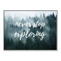 Picture of Never Stop Exploring _GroupedProduct_Rectangle_Landscape_Photography _GroupedProduct_Rectangle_Landscape_Canvas_Framed_