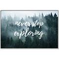 Picture of Never Stop Exploring _GroupedProduct_Rectangle_Landscape_Photography _GroupedProduct_Rectangle_Landscape_Canvas_Framed_