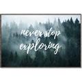Picture of Never Stop Exploring _GroupedProduct_Rectangle_Landscape_Photography _GroupedProduct_Rectangle_Landscape_Canvas_Framed_