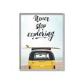 Picture of Never Stop Exploring Van _GroupedProduct_Rectangle_Portrait_Photography _GroupedProduct_Rectangle_Portrait_Canvas_Framed_