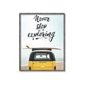 Picture of Never Stop Exploring Van _GroupedProduct_Rectangle_Portrait_Photography _GroupedProduct_Rectangle_Portrait_Canvas_Framed_