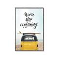 Picture of Never Stop Exploring Van _GroupedProduct_Rectangle_Portrait_Photography _GroupedProduct_Rectangle_Portrait_Canvas_Framed_