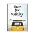 Picture of Never Stop Exploring Van _GroupedProduct_Rectangle_Portrait_Photography _GroupedProduct_Rectangle_Portrait_Canvas_Framed_