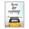 Picture of Never Stop Exploring Van _GroupedProduct_Rectangle_Portrait_Photography _GroupedProduct_Rectangle_Portrait_Canvas_Framed_