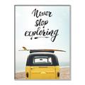 Picture of Never Stop Exploring Van _GroupedProduct_Rectangle_Portrait_Photography _GroupedProduct_Rectangle_Portrait_Canvas_Framed_