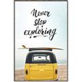 Picture of Never Stop Exploring Van _GroupedProduct_Rectangle_Portrait_Photography _GroupedProduct_Rectangle_Portrait_Canvas_Framed_