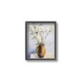 Picture of Copper Floral Pot _GroupedProduct_Rectangle_Portrait_Canvas_Framed_