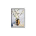 Picture of Copper Floral Pot _GroupedProduct_Rectangle_Portrait_Canvas_Framed_