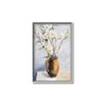 Picture of Copper Floral Pot _GroupedProduct_Rectangle_Portrait_Canvas_Framed_