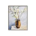 Picture of Copper Floral Pot _GroupedProduct_Rectangle_Portrait_Canvas_Framed_