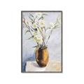 Picture of Copper Floral Pot _GroupedProduct_Rectangle_Portrait_Canvas_Framed_