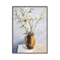 Picture of Copper Floral Pot _GroupedProduct_Rectangle_Portrait_Canvas_Framed_