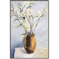 Picture of Copper Floral Pot _GroupedProduct_Rectangle_Portrait_Canvas_Framed_