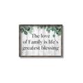 Picture of Family is life _GroupedProduct_Rectangle_Landscape_Canvas_Framed_