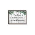 Picture of Family is life _GroupedProduct_Rectangle_Landscape_Canvas_Framed_