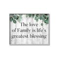 Picture of Family is life _GroupedProduct_Rectangle_Landscape_Canvas_Framed_