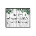 Picture of Family is life _GroupedProduct_Rectangle_Landscape_Canvas_Framed_