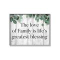 Picture of Family is life _GroupedProduct_Rectangle_Landscape_Canvas_Framed_