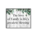 Picture of Family is life _GroupedProduct_Rectangle_Landscape_Canvas_Framed_