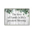 Picture of Family is life _GroupedProduct_Rectangle_Landscape_Canvas_Framed_
