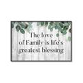 Picture of Family is life _GroupedProduct_Rectangle_Landscape_Canvas_Framed_