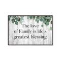 Picture of Family is life _GroupedProduct_Rectangle_Landscape_Canvas_Framed_