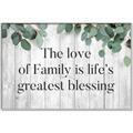 Picture of Family is life _GroupedProduct_Rectangle_Landscape_Canvas_Framed_