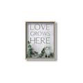 Picture of Love grows here _GroupedProduct_Rectangle_Portrait_Canvas_Framed_