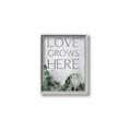 Picture of Love grows here _GroupedProduct_Rectangle_Portrait_Canvas_Framed_