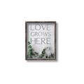 Picture of Love grows here _GroupedProduct_Rectangle_Portrait_Canvas_Framed_