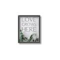 Picture of Love grows here _GroupedProduct_Rectangle_Portrait_Canvas_Framed_