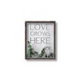 Picture of Love grows here _GroupedProduct_Rectangle_Portrait_Canvas_Framed_