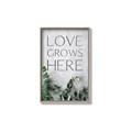 Picture of Love grows here _GroupedProduct_Rectangle_Portrait_Canvas_Framed_