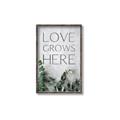 Picture of Love grows here _GroupedProduct_Rectangle_Portrait_Canvas_Framed_