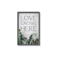 Picture of Love grows here _GroupedProduct_Rectangle_Portrait_Canvas_Framed_