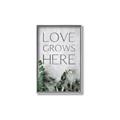 Picture of Love grows here _GroupedProduct_Rectangle_Portrait_Canvas_Framed_