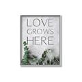 Picture of Love grows here _GroupedProduct_Rectangle_Portrait_Canvas_Framed_