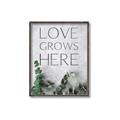 Picture of Love grows here _GroupedProduct_Rectangle_Portrait_Canvas_Framed_