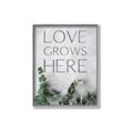 Picture of Love grows here _GroupedProduct_Rectangle_Portrait_Canvas_Framed_