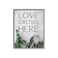 Picture of Love grows here _GroupedProduct_Rectangle_Portrait_Canvas_Framed_