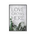 Picture of Love grows here _GroupedProduct_Rectangle_Portrait_Canvas_Framed_