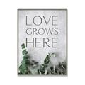 Picture of Love grows here _GroupedProduct_Rectangle_Portrait_Canvas_Framed_