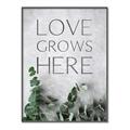 Picture of Love grows here _GroupedProduct_Rectangle_Portrait_Canvas_Framed_