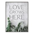 Picture of Love grows here _GroupedProduct_Rectangle_Portrait_Canvas_Framed_