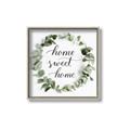 Picture of Home Wreath _GroupedProduct_Square_Canvas_Framed_