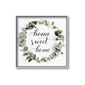 Picture of Home Wreath _GroupedProduct_Square_Canvas_Framed_