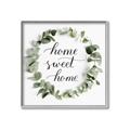 Picture of Home Wreath _GroupedProduct_Square_Canvas_Framed_