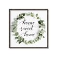 Picture of Home Wreath _GroupedProduct_Square_Canvas_Framed_